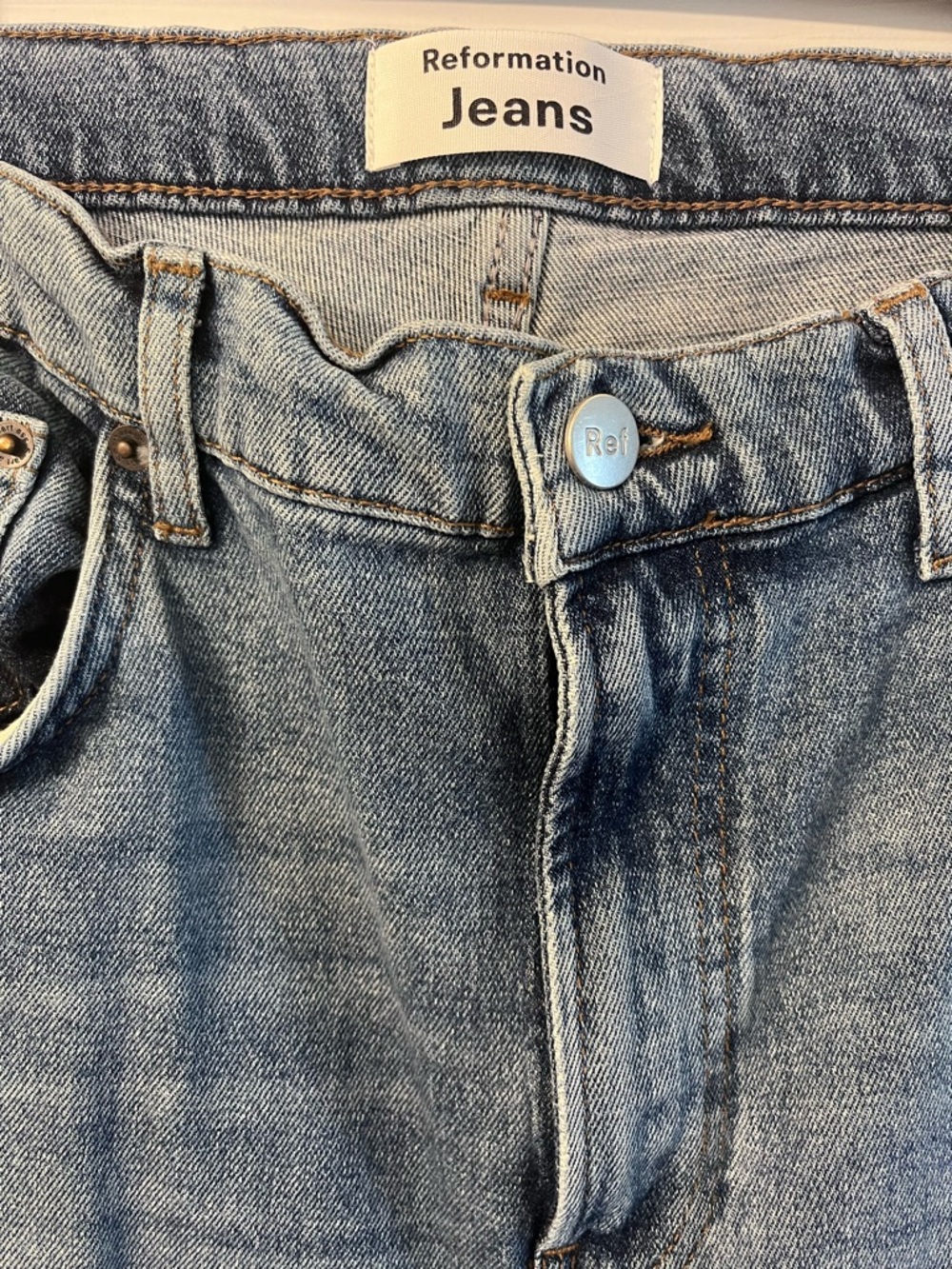 Reformation Liza High Rise Straight Jeans